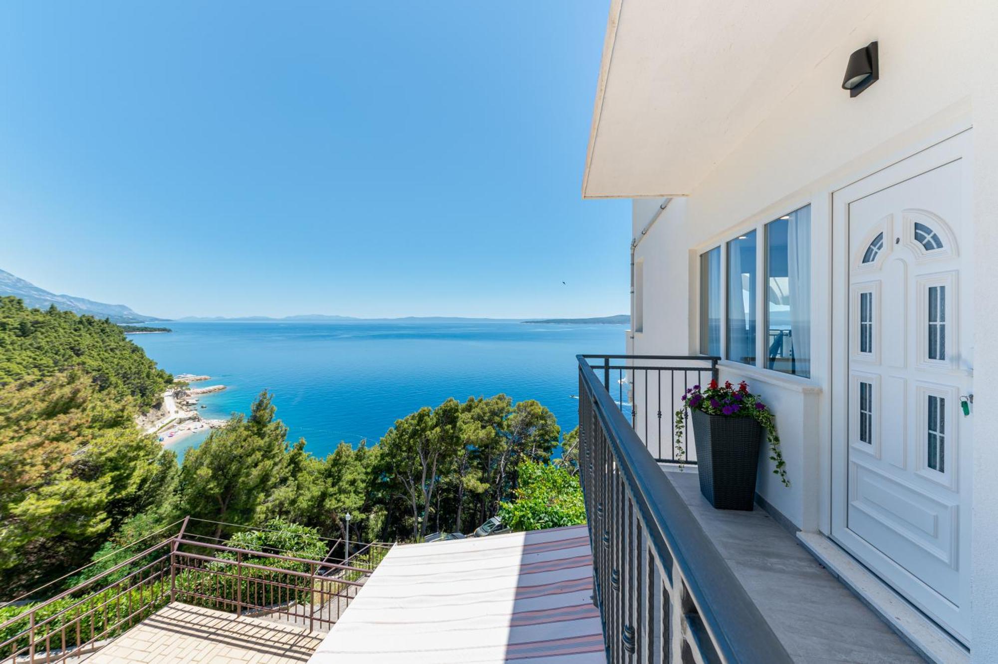 Seaview Apartments Nives Brela Habitación foto